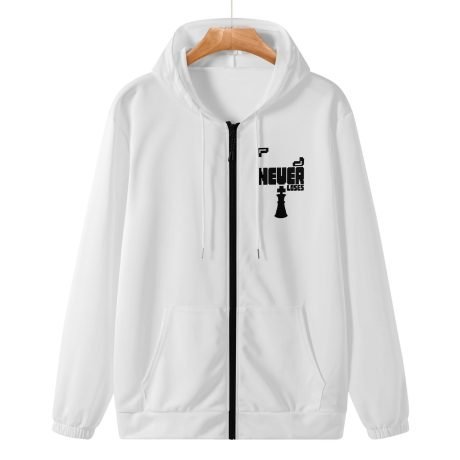 No Game No Life, Never Loses Zip-up Hoodie - Image 2