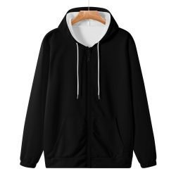 Pon no Michi Zip Hoodie Black Front