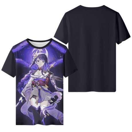 Genshin Impact, Raiden T-Shirt - Image 2