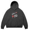 Welcome Hell Black Cotton Hoodie e1727110969870