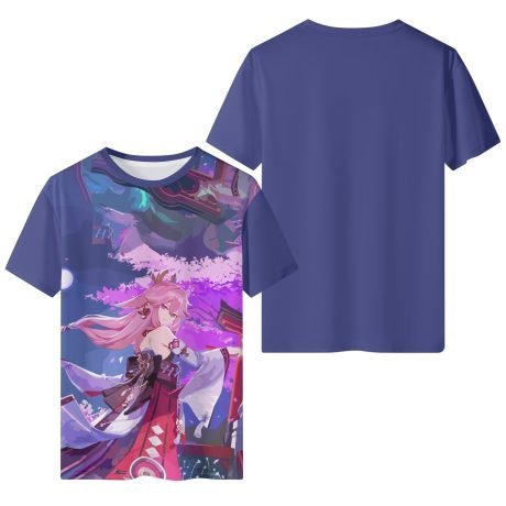 Genshin Impact, Yae Miko T-Shirt - Image 2