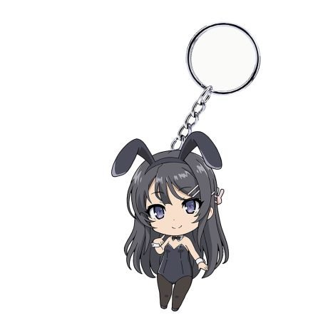 Rascal Does Not Dream Keychain, Mai Sakurajima