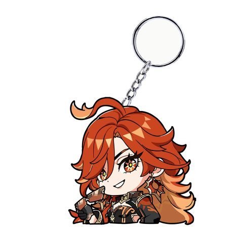 Genshin Impact Keychain, Mavuika