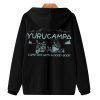 Yuru Camp S3 Zip Hoodie Back