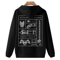 AoT Survey Corps Hoodie Back