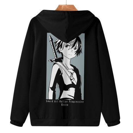 Sword Art Online Zip-up Hoodie, Kirito