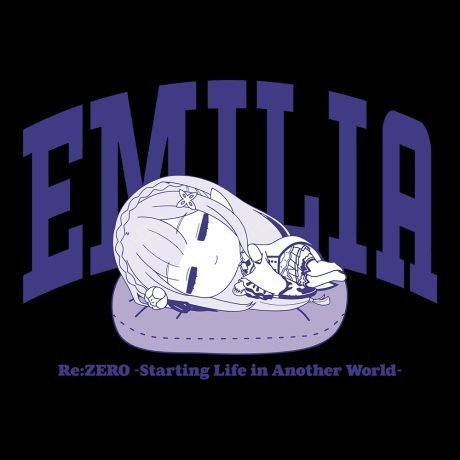 Re:Zero, Sleepy Emilia T-Shirt - Image 2