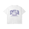 Sleeping Emilia T Shirt White