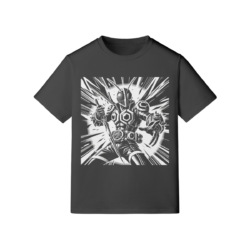 Kamen Black White 2 T Shirt Black