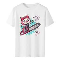 Kawaii Chainsaw 1 T Shirt White