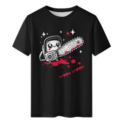 Kawaii Chainsaw 2 T Shirt Black