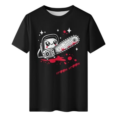 Kawaii Bloody Chainsaw T-Shirt