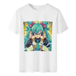 Miku Super Saiyan 1 T Shirt White