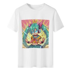 Miku Super Saiyan 2 T Shirt White