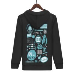 Miku Zip Hoodie Thick Back