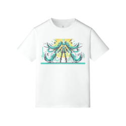 Miku on White T Shirt