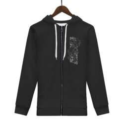 Sonic and Shadow Zip Hoodie Thick Front