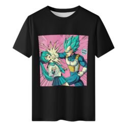 Vegeta Punches Miku T Shirt