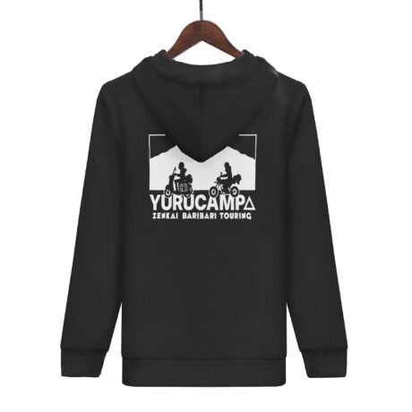 Yuru Camp Zip-up Hoodie, BariBari Touring