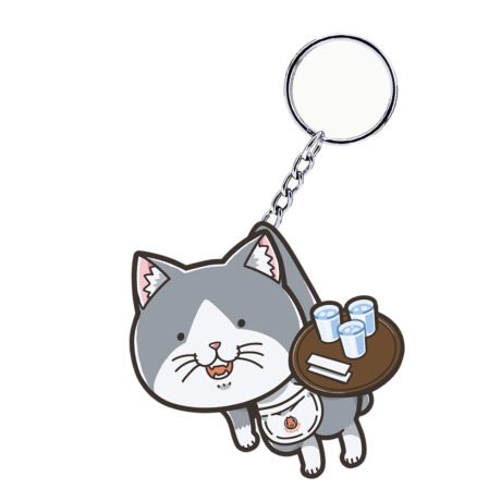 Red Cat Ramen Keychain, Sasaki