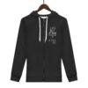 WILLE Black Hoodie Front