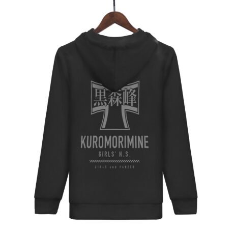 Girls und Panzer Zip-up Hoodie, Kuromorimine Girls Academy