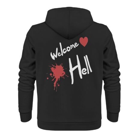 Touhou Project Zip-up Hoodie, Welcome Hell