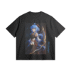 Genshin Impact Heavyweight T-Shirt, 80s anime style Ganyu