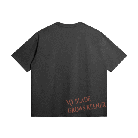 Genshin Impact Heavyweight T-Shirt, 80s anime style Kazuha - Image 2