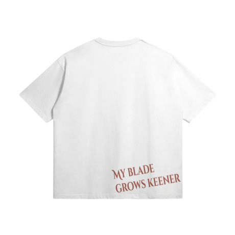 Genshin Impact Heavyweight T-Shirt, 80s anime style Kazuha - Image 2