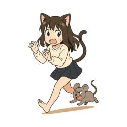 Chased By Mouse Art Preview