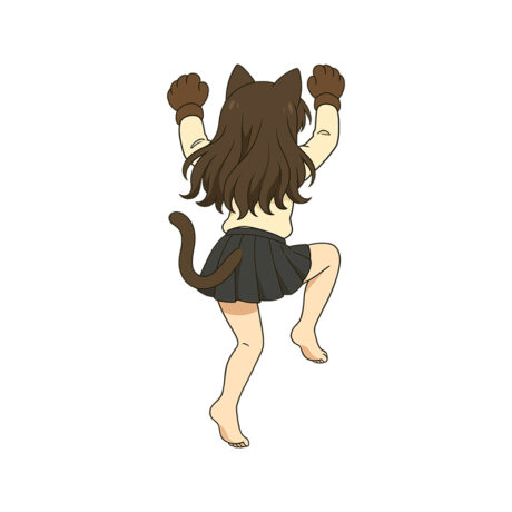 Kokoneko Cat Girl Hoodie, Snooze & Sneak - Image 4