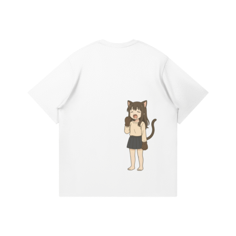 Kokoneko Cat Girl T-Shirt, Sleeping - Image 2