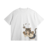 Making Paw Prints Heavyweight T Shirt Front