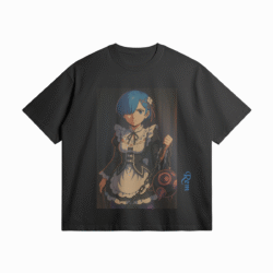 Re:Zero Heavyweight T-Shirt, 80s anime style Rem