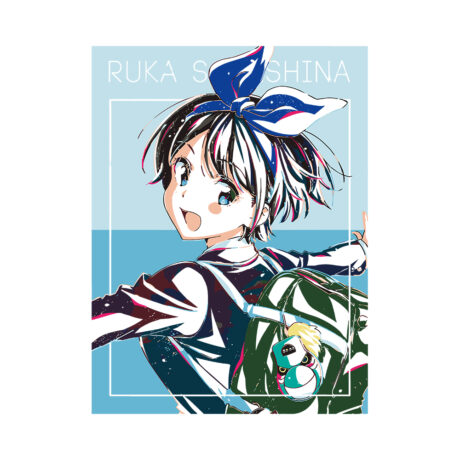 Rent A Girlfriend Heavyweight Anime T-Shirt, Ruka - Image 2