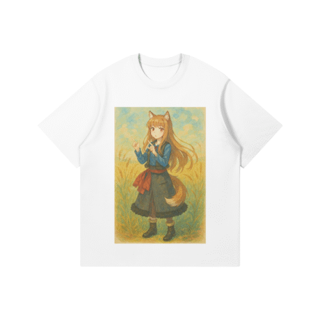 Spice and Wolf Watercolor Anime T-Shirt