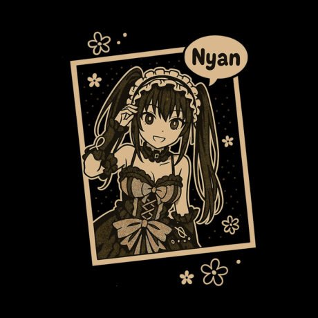 Date A Live Heavyweight T-Shirt, Tokisaki Kurumi - Image 2