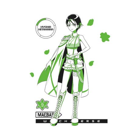 Maebashi Witches T-Shirt, Kyoka Kitahara - Image 2