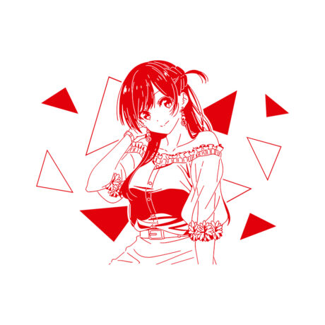 Rent A Girlfriend Boxy Shirt, Chizuru - Image 2