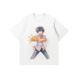 A Certain Scientific Railgun Watercolor Anime T-Shirt, Kamijou Touma