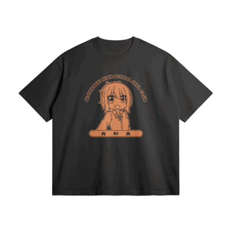 Nijiyon Oversized Cotton Anime T-Shirt, Ai