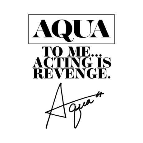 Oshi no Ko, Aqua Hoshino Oversized T-Shirt – Acting Is Revenge Edition - Image 4