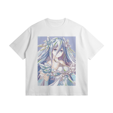 Date A Live Mio, Oversized Cotton Anime T-Shirt