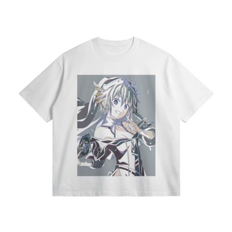 Date A Live Nia, Oversized Cotton Anime T-Shirt