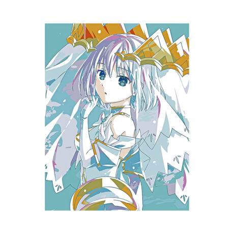 Date A Live Spirit Origami, Oversized Cotton Anime T-Shirt - Image 2