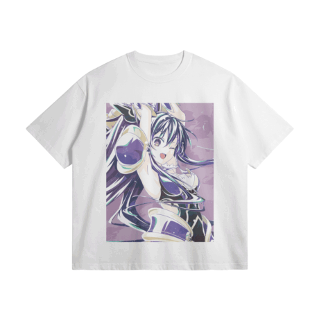 Date A Live Tohka, Oversized Cotton Anime T-Shirt