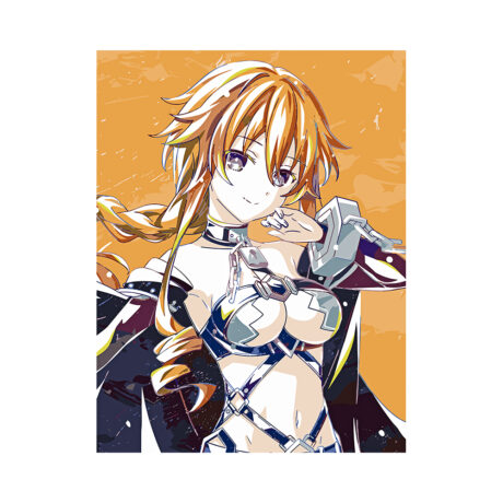Date A Live Yuzuru, Oversized Cotton Anime T-Shirt - Image 2