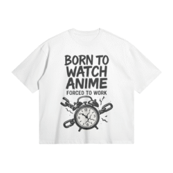 Otaku Zone, Born to Watch Anime, Boxy T-Shirt