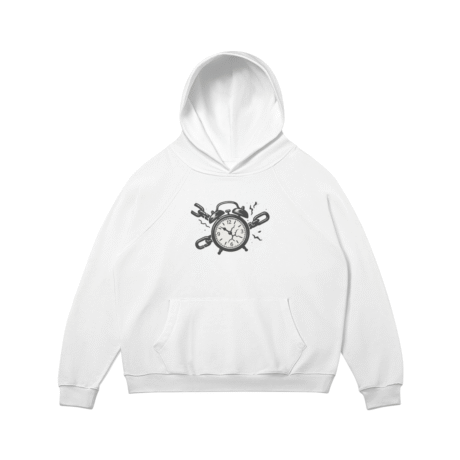 Otaku Zone, Born to Watch Anime, Heavyweight Oversized Hoodie - Image 2